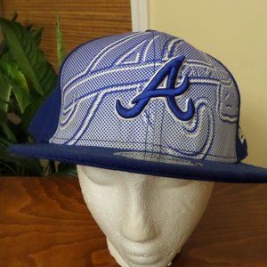 Atlanta Braves Fitted Hat Cap Size 8